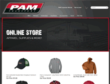 Tablet Screenshot of pamtransportstore.com